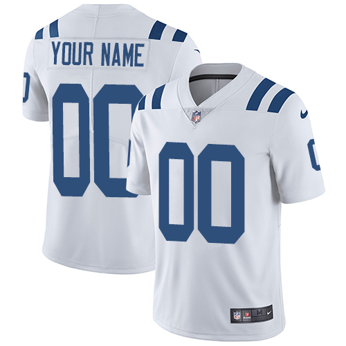 Youth White Indianapolis Colts ACTIVE PLAYER Custom Vapor Untouchable Limited Stitched Jersey